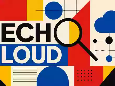 Bauhaus-Poster mit Begriffen TECH und CLOUD repräsentiert Alphabet Inc. (Class A), ISIN US02079K3059, Cloud-Geschäft - Foto: THN