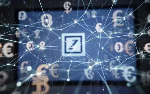 Leuchtende digitale Linien verbinden abstrakte Währungssymbole und Finanzdaten auf einem Bildschirm, symbolisieren Tokenisierung und digitale Finanzen. - Foto: über boerse-global.de