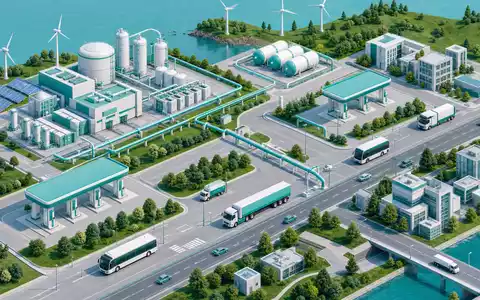 Air Liquide FR0000120628 vernetzt Wasserstoffproduktion und Fahrzeug-Mobilität in einem nachhaltigen grünen Energienetz. - Foto: THN