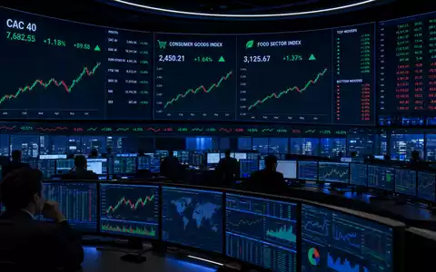 Börsen-Editorial zeigt Carrefour, ISIN FR0000120172, Notierung an der Euronext Paris im französischen Leitindex CAC 40 - Foto: THN