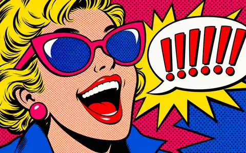 EssilorLuxottica FR0000033219 pop art comic of laughing cartoon face wearing bold oversized sunglasses - Foto: THN
