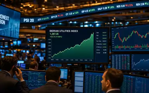 EDP PTEDP0AM0009 stock trading screens Iberian Utilities Index PSI 20 EURONEXT LISBON ticker - Foto: THN