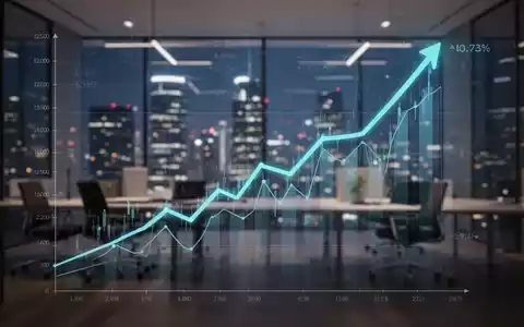 Ein stilisierter Graph mit aufsteigendem Trend, der Dividendenerfolg und Marktwachstum symbolisiert, vor einem modernen Bürohintergrund. - Foto: über boerse-global.de