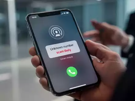 Ein Smartphone-Bildschirm zeigt einen eingehenden Anruf von einer unbekannten Nummer, symbolisiert den Schutz vor Telefonbetrug. - Foto: über boerse-global.de