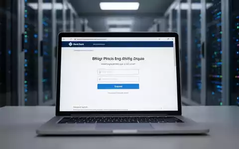 Eine gefälschte E-Mail der Zürcher Kantonalbank auf einem Laptop-Bildschirm, die zu einer Phishing-Website führt. - Foto: über boerse-global.de
