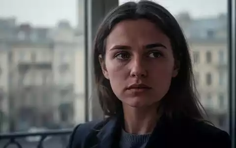 Eine junge Frau aus der Ukraine blickt nachdenklich, ihre Miene spiegelt Resilienz und Herausforderungen wider, vor einem unscharfen urbanen Hintergrund. - Foto: über boerse-global.de