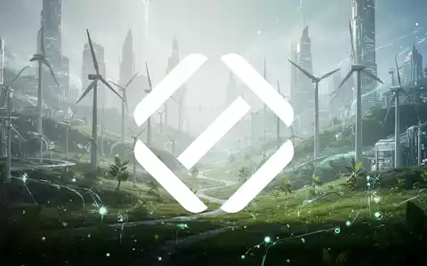 Abstrakte, atmosphärische Szene der erneuerbaren Energiewirtschaft, die Wachstum und Optimismus darstellt, mit weichem Licht und futuristischer Landschaft. - Foto: über boerse-global.de