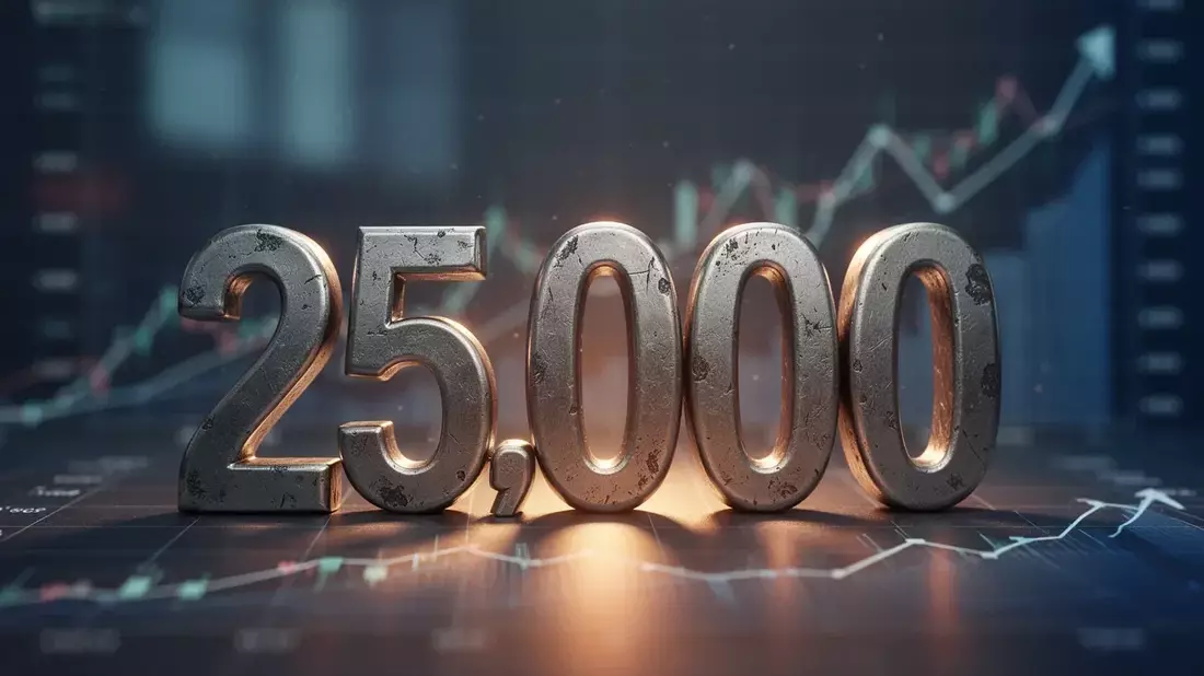 DAX zurück über 25.000 Punkte: Erholung mit Fragezeichen