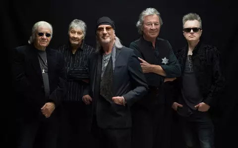 Die aktuelle Besetzung von Deep Purple: Ian Paice, Don Airey, Roger Glover, Ian Gillan und Simon McBride. - Foto: Olaf Heine/earMusic/dpa