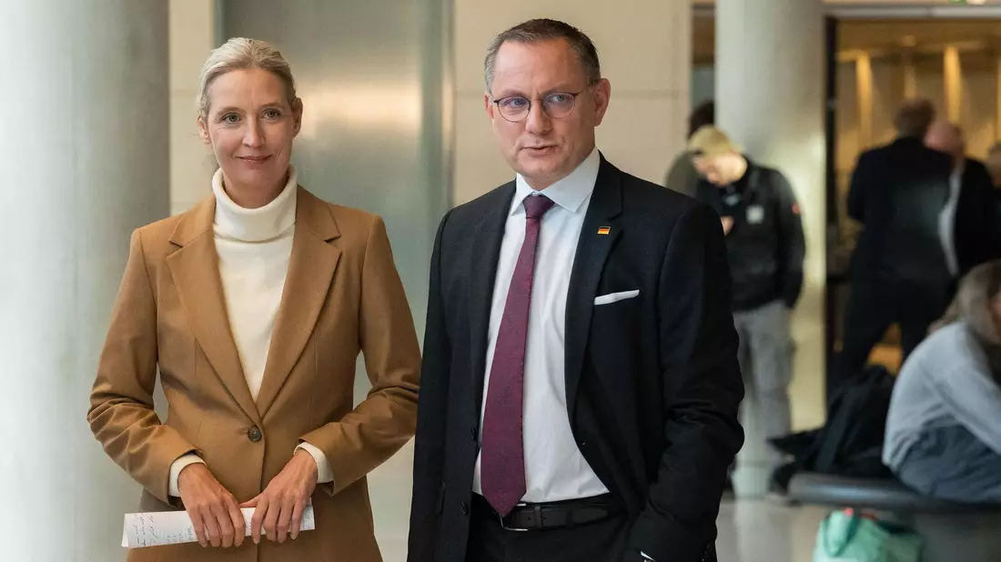 Weidel und Chrupalla gelten an der AfD-Spitze als gesetzt. (Archivbild) - Bild: Alicia Windzio/dpa