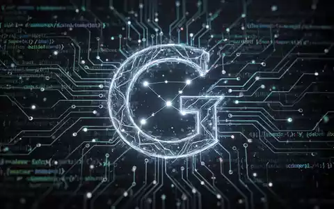 Abstraktes, leuchtendes neuronales Netzwerk mit Codezeilen, das fortschrittliche KI und Coding-Agenten wie Google Gemini Flash repräsentiert. - Foto: über boerse-global.de