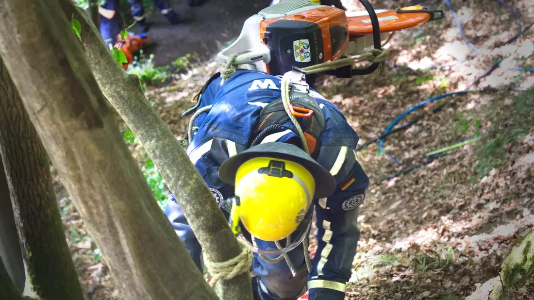 THW Bayern: THW unterstützt nach Unwettern im Raum Aschaffenburg. - Bild: presseportal.de