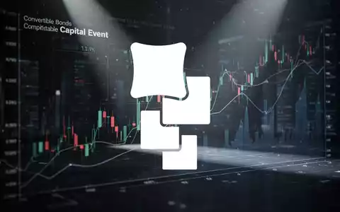 Abstrakte Finanzszene, die Wandelanleihen und Kapitalereignisse mit einer Stimmung von strategischer Finanzplanung darstellt. - Foto: über boerse-global.de