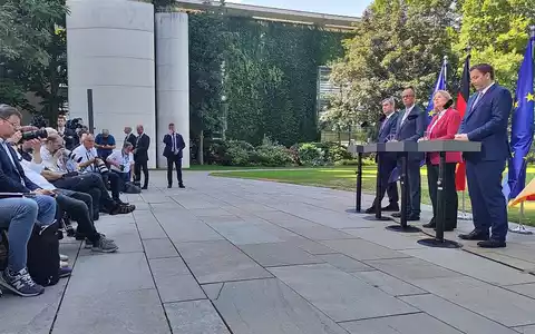 Pressekonferenz nach Koalitionsausschuss am 02.07.2026 - Foto: via dts Nachrichtenagentur
