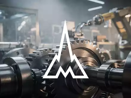 Nahaufnahme von Zahnrädern und Maschinenteilen in einer Fabrikhalle, die industrielle Aktivität und eine unsichere Marktstimmung vermitteln. - Foto: über boerse-global.de