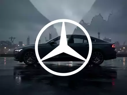 Ein stilisiertes Auto-Silhouette steht auf nassem Asphalt unter einem dunklen Himmel, was Unsicherheit im Automobilsektor andeutet. - Foto: über boerse-global.de