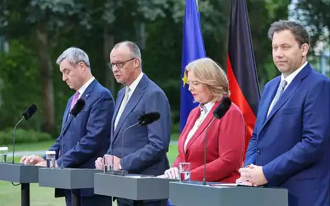 Pressekonferenz nach Koalitionsausschuss am 02.07.2026 - Foto: via dts Nachrichtenagentur