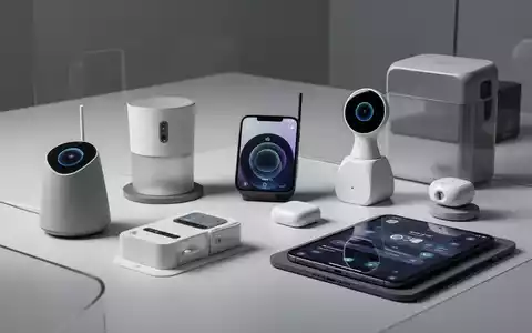 Eine Auswahl minimalistischer, moderner Smart-Gadgets und technischer Helfer, angeordnet auf einer sauberen Oberfläche. - Foto: über boerse-global.de