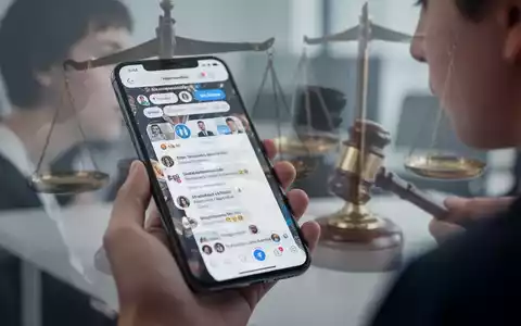 Ein Smartphone in der Hand eines Teenagers, mit Social-Media-Elementen auf dem Bildschirm und einer Waage im Hintergrund. - Foto: über boerse-global.de
