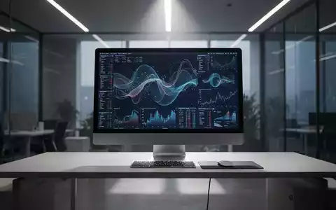 Ein moderner Computer-Arbeitsplatz in einem Büro, der Finanzdaten visualisiert, um hohe Gehälter und eine strikte Unternehmenskultur darzustellen. - Foto: über boerse-global.de