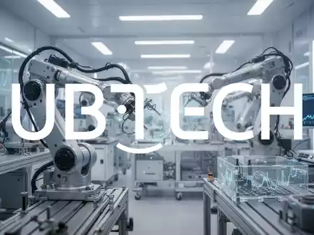 Eine abstrakte, atmosphärische Szene, die den Robotiksektor darstellt. Eine futuristische Laborumgebung mit sanftem Licht und Hinweisen auf fortschrittliche Technologie. - Foto: über boerse-global.de