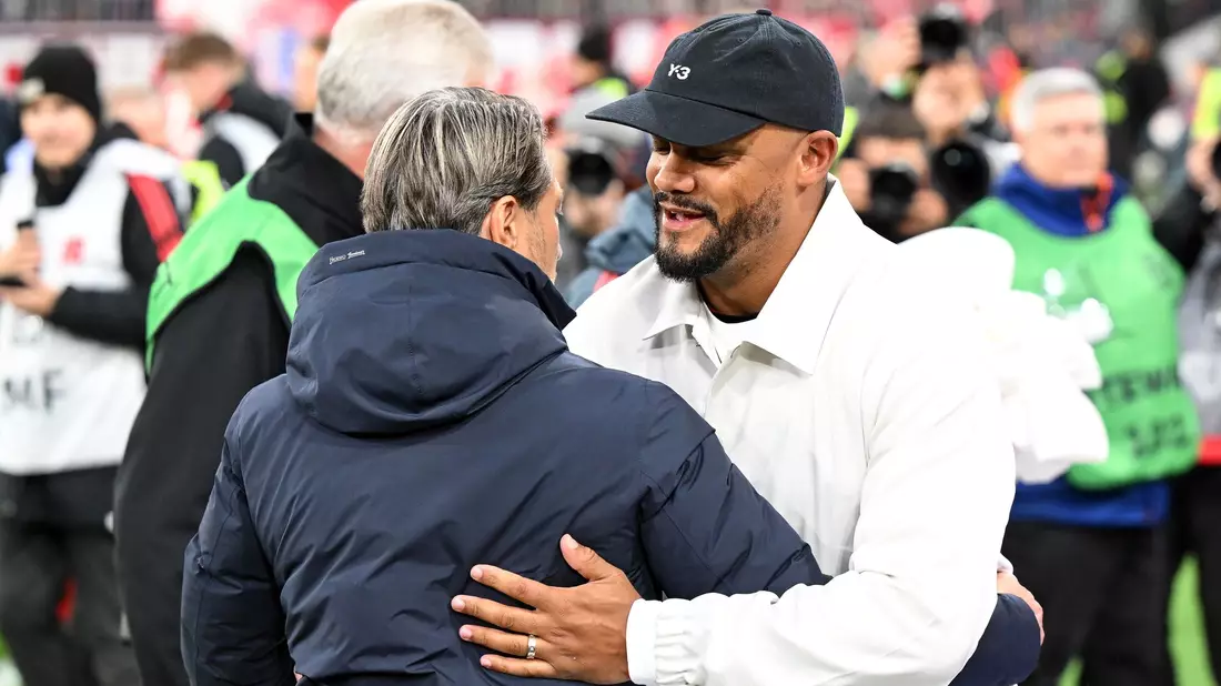 Wiedersehen beim Supercup und dann am achten Spieltag: Bayern-Coach Vincent Kompany (r) und sein BVB-Kollege Niko Kovac. (Archivbild) - Bild: Sven Hoppe/dpa