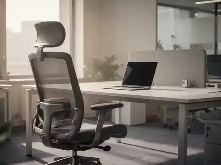Ein ruhiges, modernes Büro mit einem leeren Schreibtisch und Laptop, das Introvertiertheit und Stressmanagement symbolisiert. - Foto: über boerse-global.de