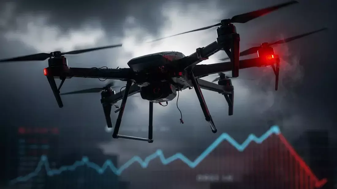 DroneShield: Cartera récord de 2.200M AUD, pero acción cae 59% desde máximo