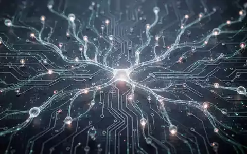 Glühendes, komplexes neuronales Netz mit Datenströmen, das KI und ihre Regulierungsrahmen darstellt. - Foto: über boerse-global.de