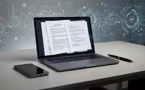 Ein minimalistischer Schreibtisch mit Laptop, Smartphone und Stift, der digitale Nachlassplanung und Vorsorge symbolisiert. - Foto: über boerse-global.de
