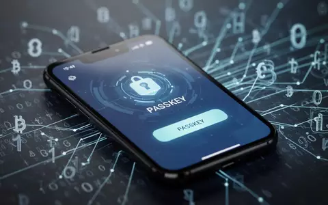 Smartphone-Bildschirm mit digitalem Passkey für sichere Zwei-Faktor-Authentifizierung und passwortloses Einloggen. - Foto: über boerse-global.de