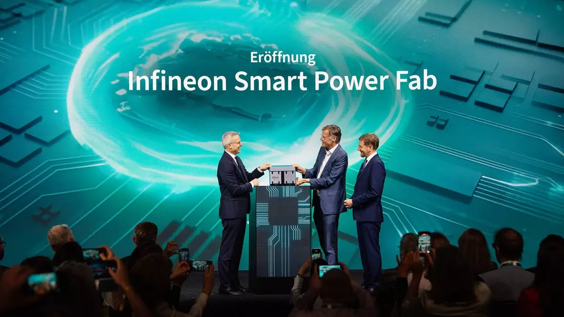 Impuls für Deutschland, Europa und die Welt: Infineon eröffnet in Dresden die weltweit größte Fabrik für Leistungshalbleiter und Analog/ Mixed-Signal-Technologien - Bild: presseportal.de