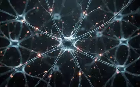 Abstraktes Bild von Gehirnsynapsen und einem neuronalen Netzwerk mit leuchtenden Verbindungen auf dunklem Hintergrund. - Foto: über boerse-global.de