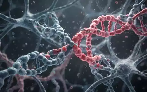 Mikroskopische Darstellung von verwickelten Proteinablagerungen (Amyloid-Beta und Tau) in einem neuronalen Netzwerk, die zelluläre Dysfunktion bei Alzheimer symbolisieren. - Foto: über boerse-global.de