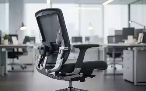 Ein moderner, ergonomischer Bürostuhl steht in einem hellen, minimalistischen Büro. Der Stuhl ist leer und auf seine Funktionen fokussiert. - Foto: über boerse-global.de