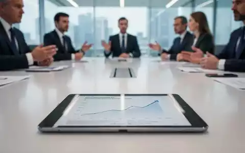 Ein Konferenztisch mit verschwommenen Geschäftsleuten, die sich über Arbeitsmarktreformen und Wirtschaftswachstum beraten. - Foto: über boerse-global.de