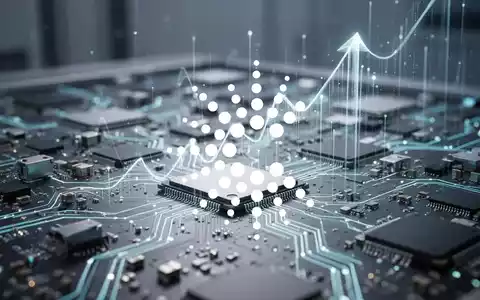 Abstrakte Darstellung des Elektronikfertigungssektors mit ineinandergreifenden Komponenten und aufsteigenden Lichtmustern, die Wachstum signalisieren. - Foto: über boerse-global.de