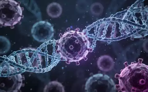 Mikroskopische Ansicht von mRNA-Strängen, die mit Krebszellen interagieren, symbolisiert fortgeschrittene medizinische Forschung und Onkologie. - Foto: über boerse-global.de