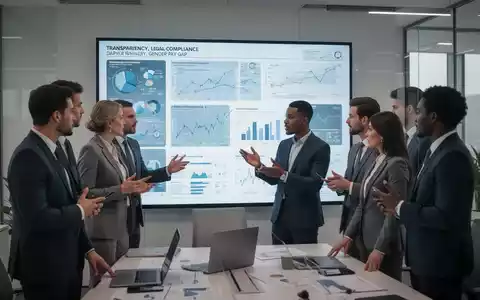Geschäftsleute analysieren Finanzdaten auf einem Bildschirm, symbolisch für Entgelttransparenz und die EU-Richtlinie. - Foto: über boerse-global.de