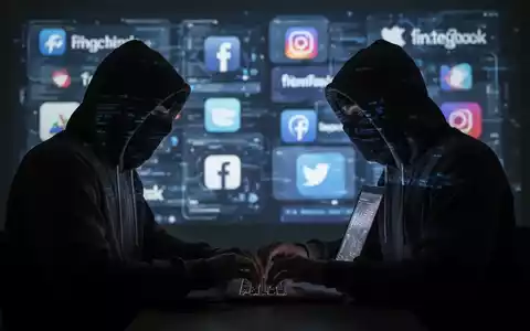 Person in Kapuzenjacke tippt auf Laptop, dahinter verschwommene Projektionen von Markenlogos und digitalen Oberflächen. - Foto: über boerse-global.de