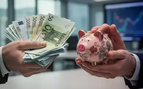 Hände halten Euro-Banknoten und ein Sparschwein, symbolisierend Lohnanpassungen und finanzielle Auswirkungen in Deutschland. - Foto: über boerse-global.de