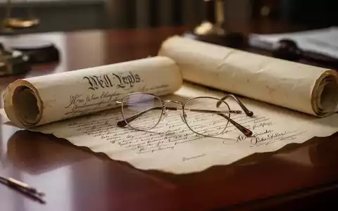 Eine Nahaufnahme eines aufgerollten, alten juristischen Dokuments oder Testaments auf einem Holztisch mit einer Lesebrille darauf. - Foto: über boerse-global.de