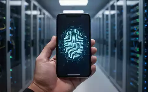 Eine Hand hält ein Smartphone mit biometrischem Fingerabdruckscan, Symbol für sichere, passwortfreie Authentifizierung und digitales Finanzwesen. - Foto: über boerse-global.de