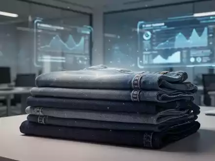 Ein Stapel sauber gefalteter Kleidungsstücke mit einer unscharfen modernen Büroumgebung im Hintergrund, die Dokumentationspflichten symbolisiert. - Foto: über boerse-global.de