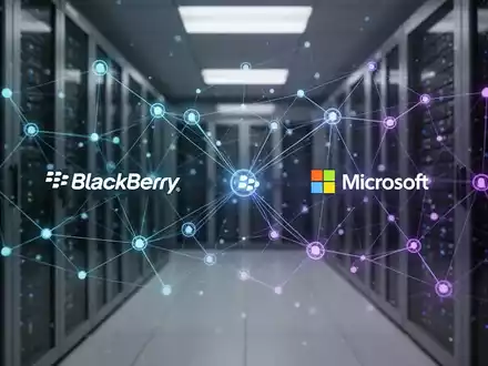 Ein stilisiertes digitales Netzwerk von Knoten und Linien, das Datenfluss und Krisenmanagement darstellt, mit blauen und violetten Lichtern. - Foto: über boerse-global.de