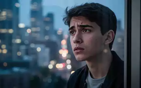Ein nachdenklicher junger Erwachsener der Generation Z blickt aus einem Fenster in einer städtischen Umgebung, mit leicht besorgtem Ausdruck. - Foto: über boerse-global.de