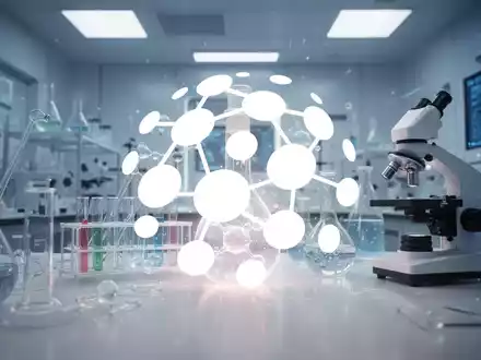 Eine sterile, futuristische Laborumgebung mit weichem, leuchtendem Licht, das wissenschaftliche Geräte beleuchtet und Innovation and Entwicklung andeutet. - Foto: über boerse-global.de