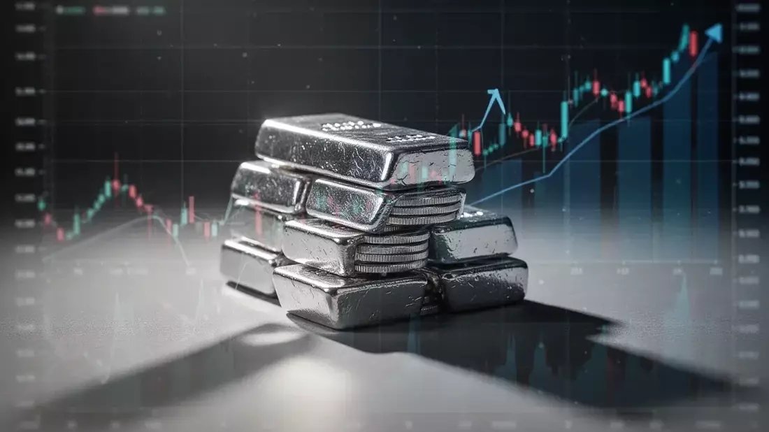 Plata se dispara a 61 dólares tras débil empleo en EE.UU. y cambio de rumbo de la Fed