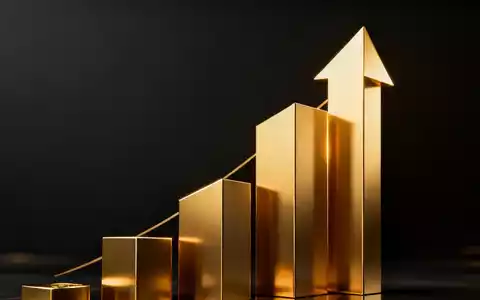 Abstrakte Darstellung von Wertanlagen und finanziellem Wachstum mit goldenen geometrischen Formen vor dunklem Hintergrund. - Foto: über boerse-global.de
