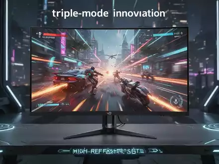 Philips Evnia Gaming-Monitor mit lebendiger, dynamischer Spielszene auf futuristischem Schreibtisch. - Foto: über boerse-global.de